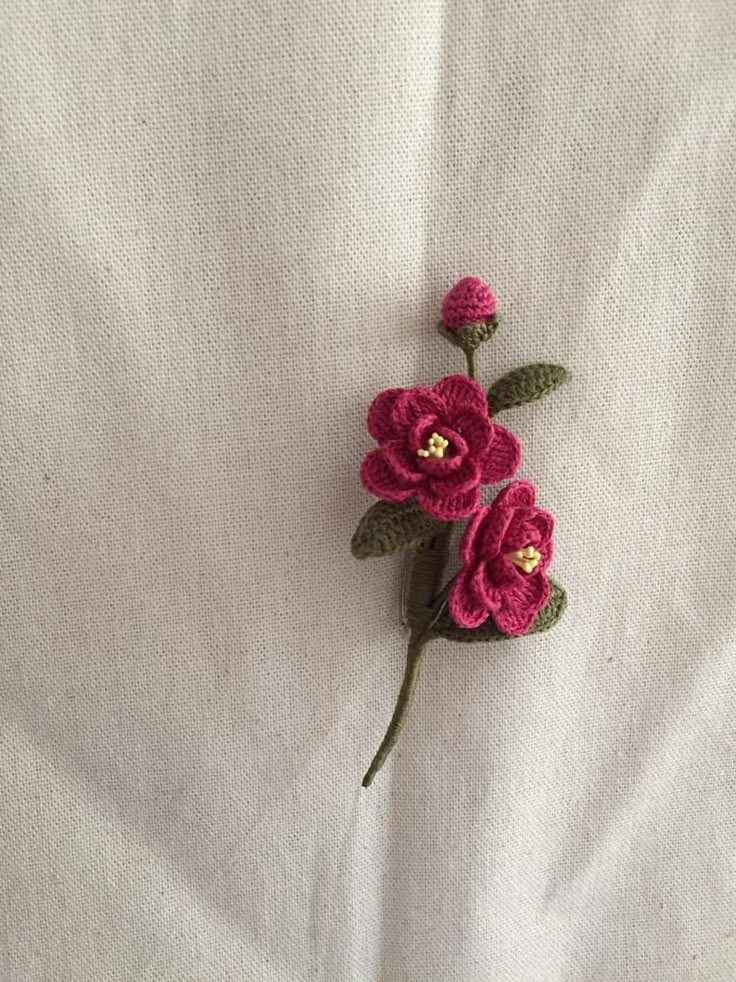 Crimson Brooch